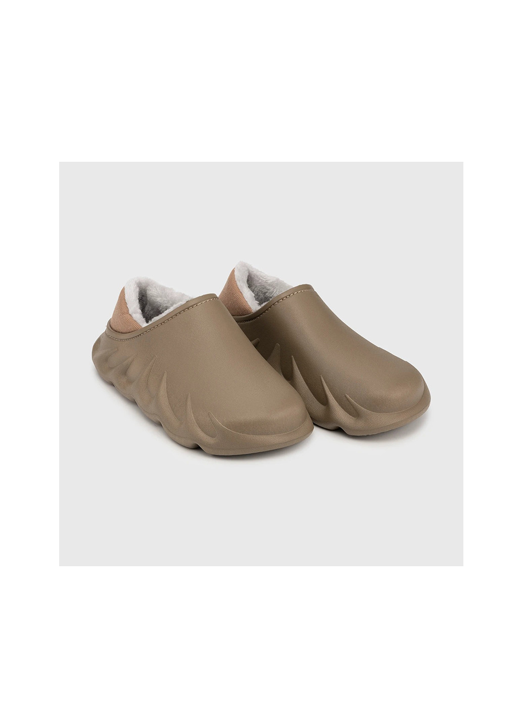 Коричневые галоши резиновые Luck Line