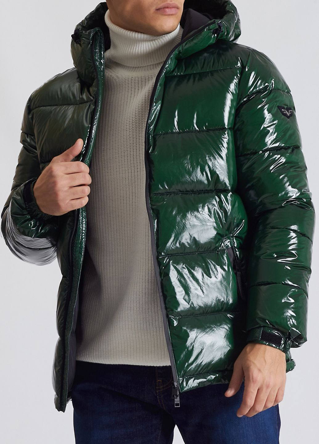 Зелена зимня куртка Armata Di Mare