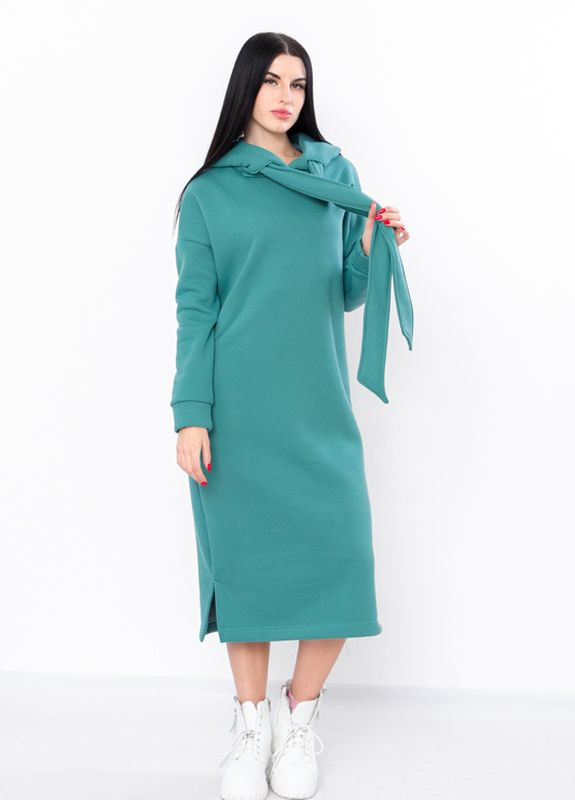 Зелена повсякденний сукня жіноча Носи своє однотонна