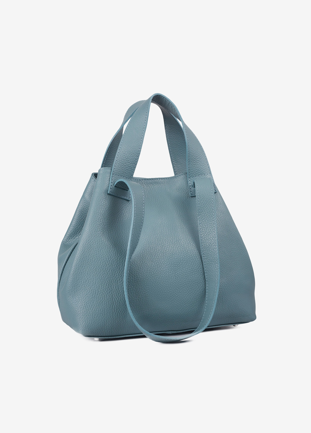 Сумка жіноча шкіряна із двома парами ручок шоппер середня Shopper Regina Notte (274535658)