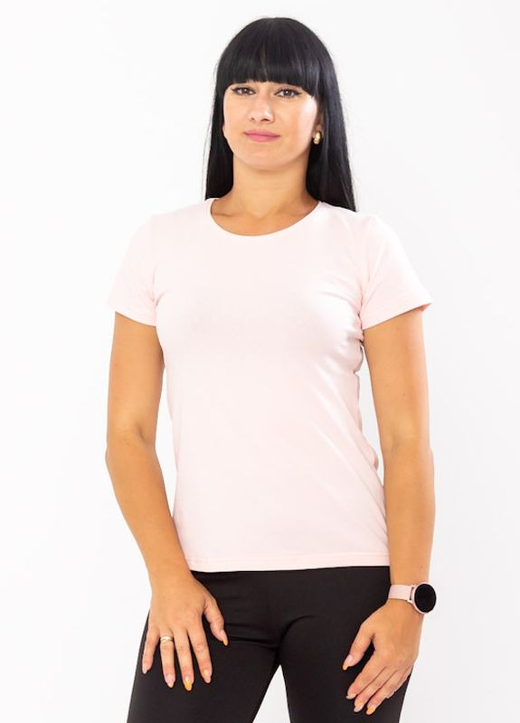 Рожева літня футболка жіноча з коротким рукавом Носи своє