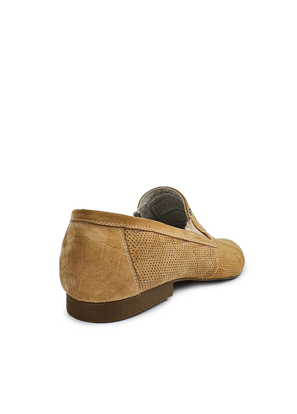 Літні туфлі чоловічі класичні з натуральної замші бежеві, Berluti, 1020D-16-W295,42 Basconi (274376101)