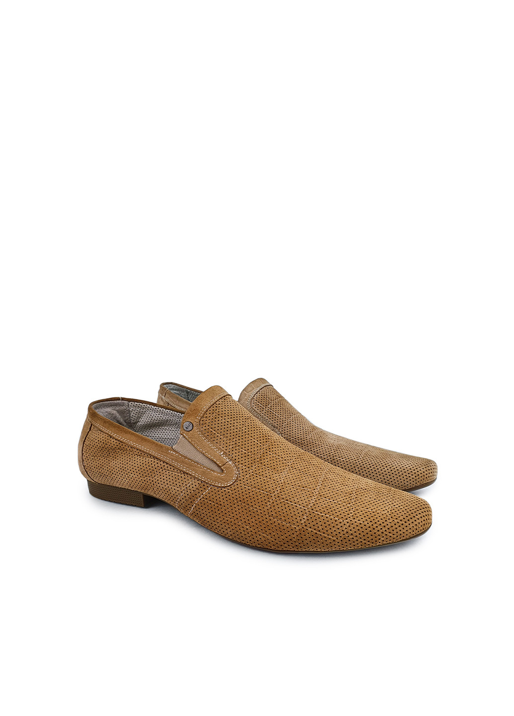 Літні туфлі чоловічі класичні з натуральної замші бежеві, Berluti, 1020D-16-W295,42 Basconi (274376101)