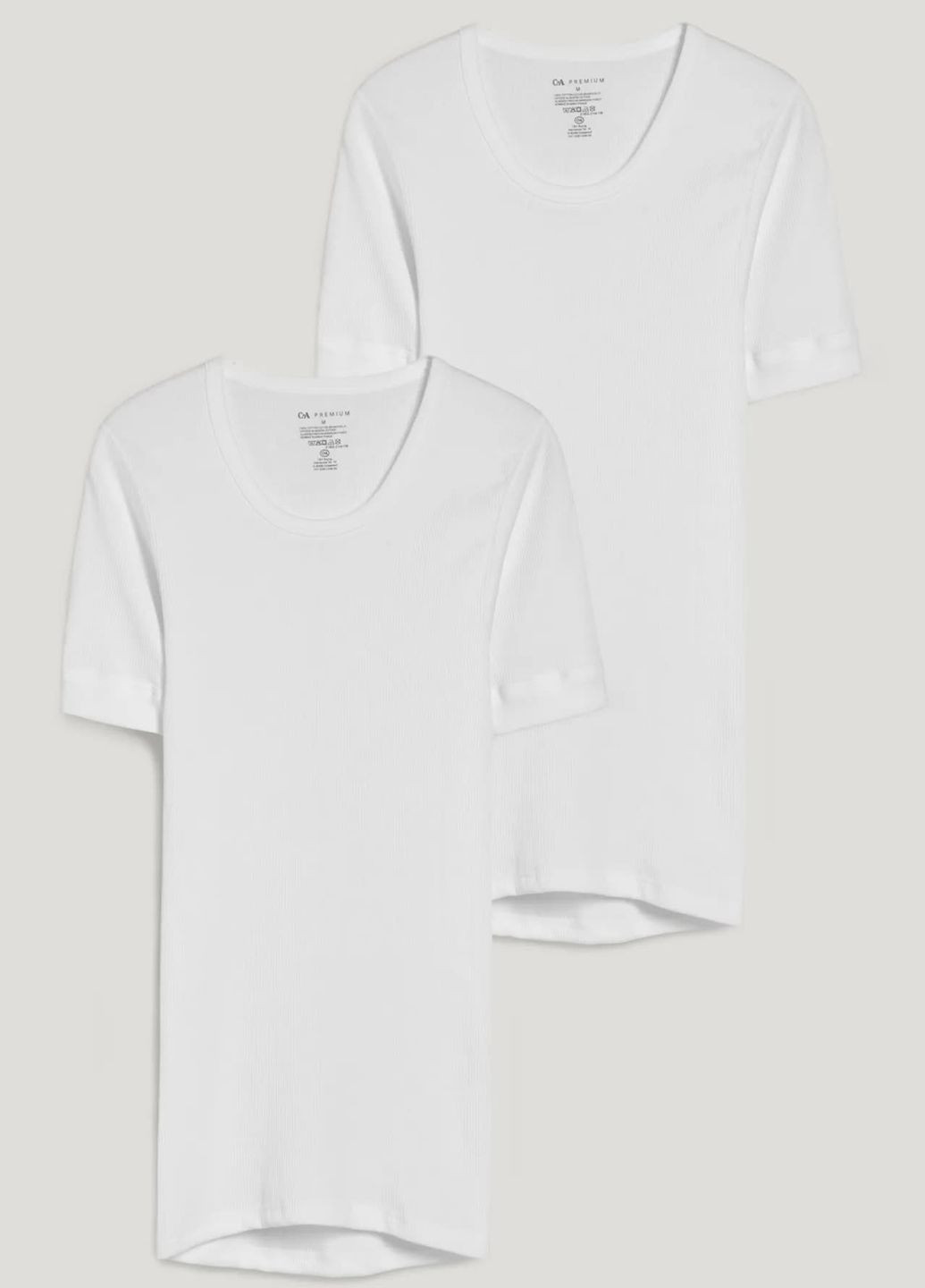 Біла комплект футболок (2шт) C&A