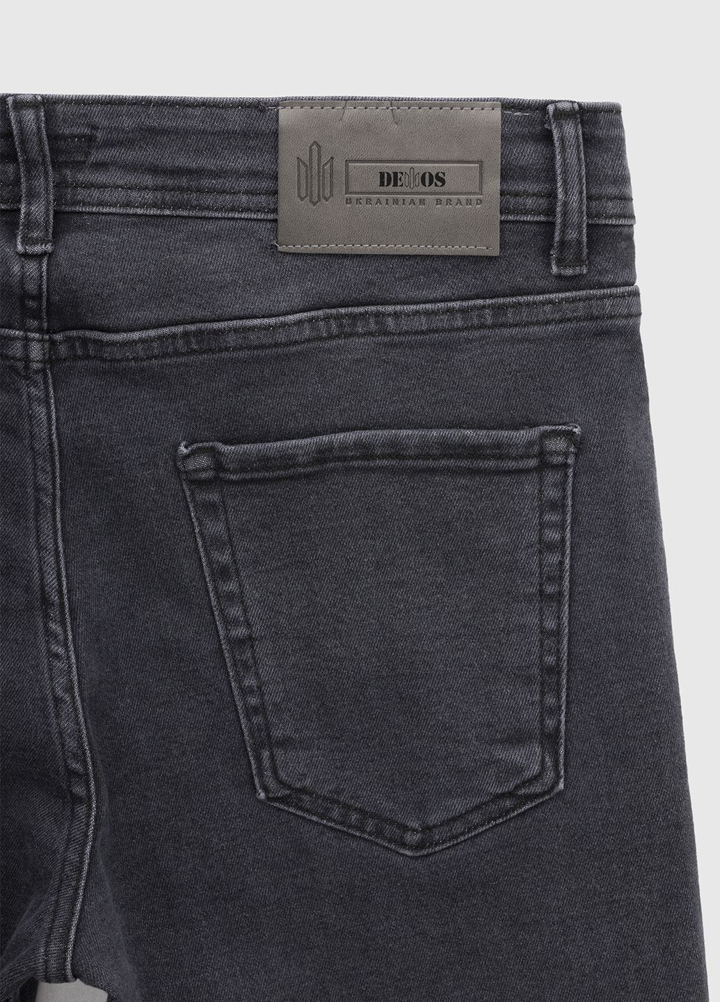 Серые демисезонные джинсы slim fit Demos