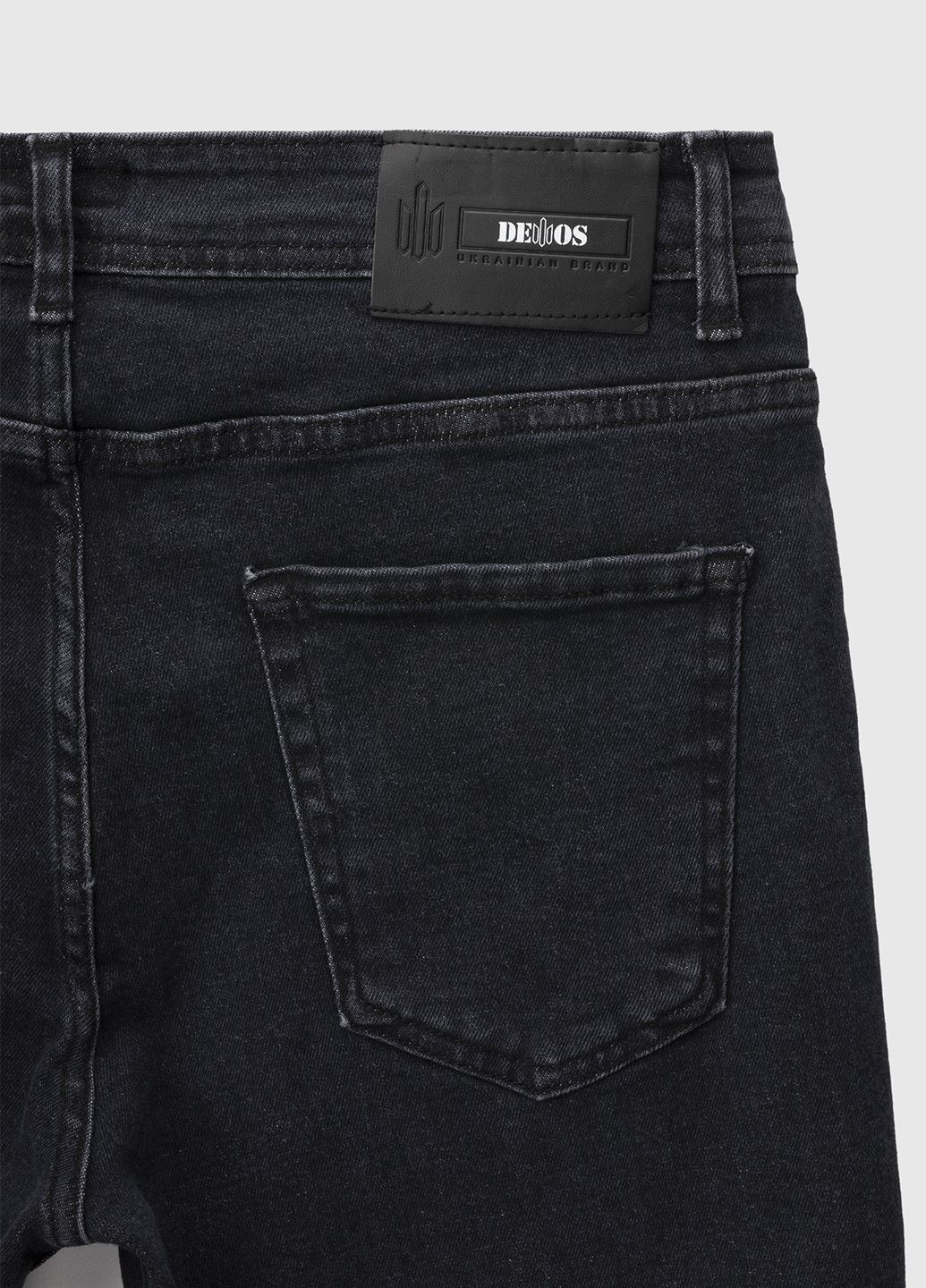 Темно-серые демисезонные джинсы slim fit Demos