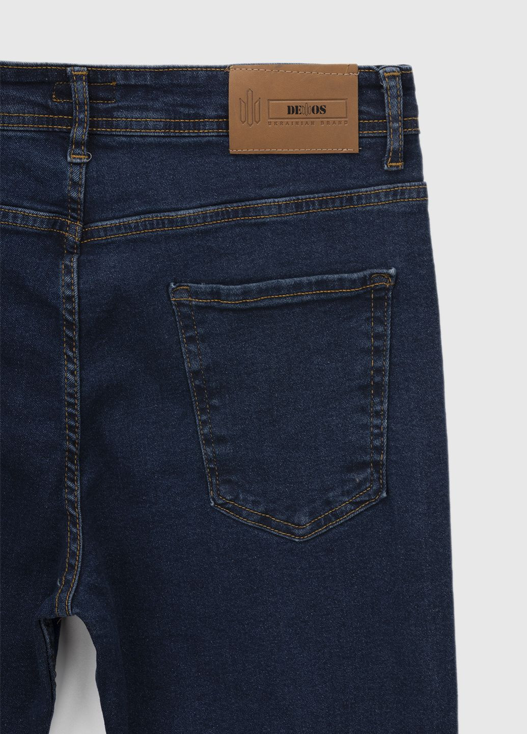 Темно-синие демисезонные джинсы slim fit Demos