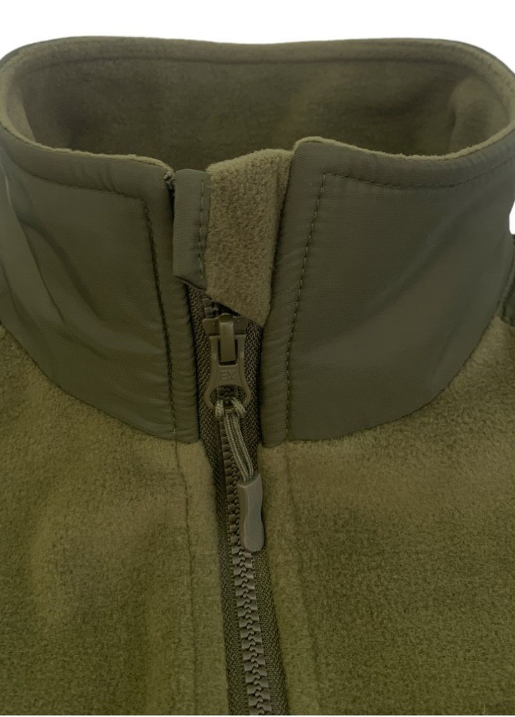 Кофта Tactic4Profi флис хаки на молнии с планкой с принтом ЗСУ р. 2XL (52) 4PROFI (274401704)