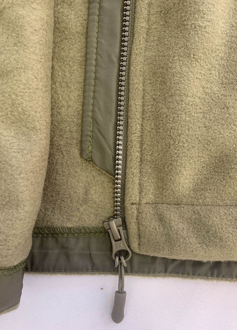 Кофта Tactic4Profi флис хаки на молнии с планкой с принтом ЗСУ р. 2XL (52) 4PROFI (274401704)