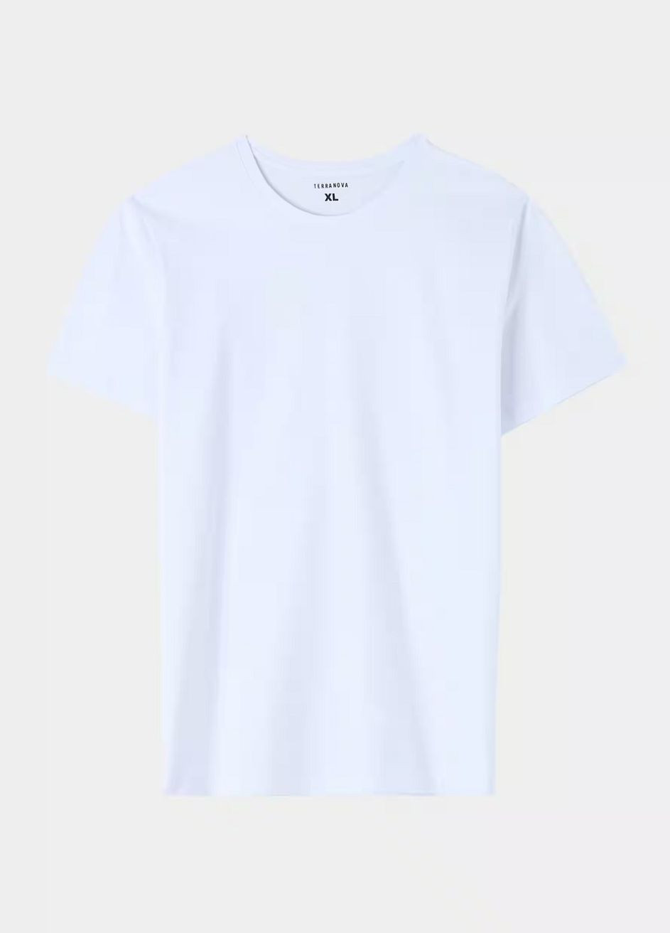 Біла футболка чол Terranova