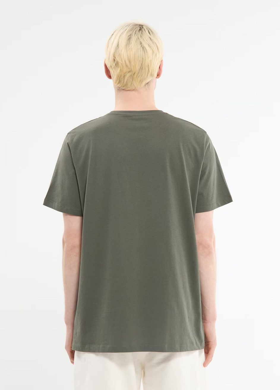 Хаки (оливковая) футболка муж Terranova