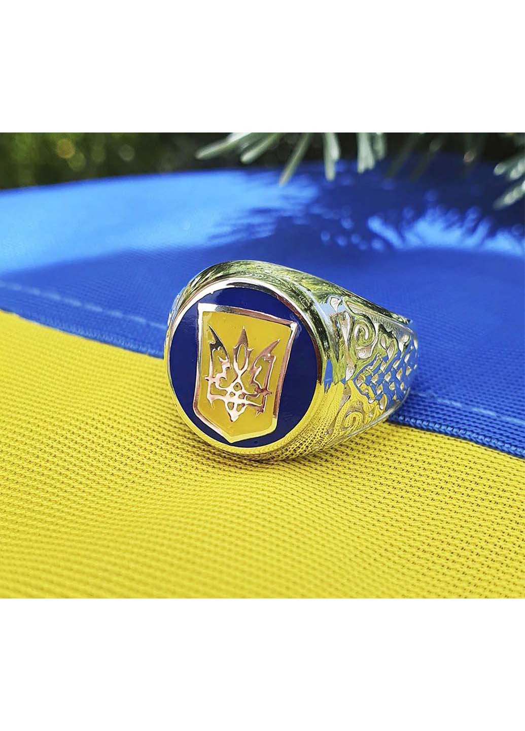 Кільце з українською символікою Maxi Silver (274564379)