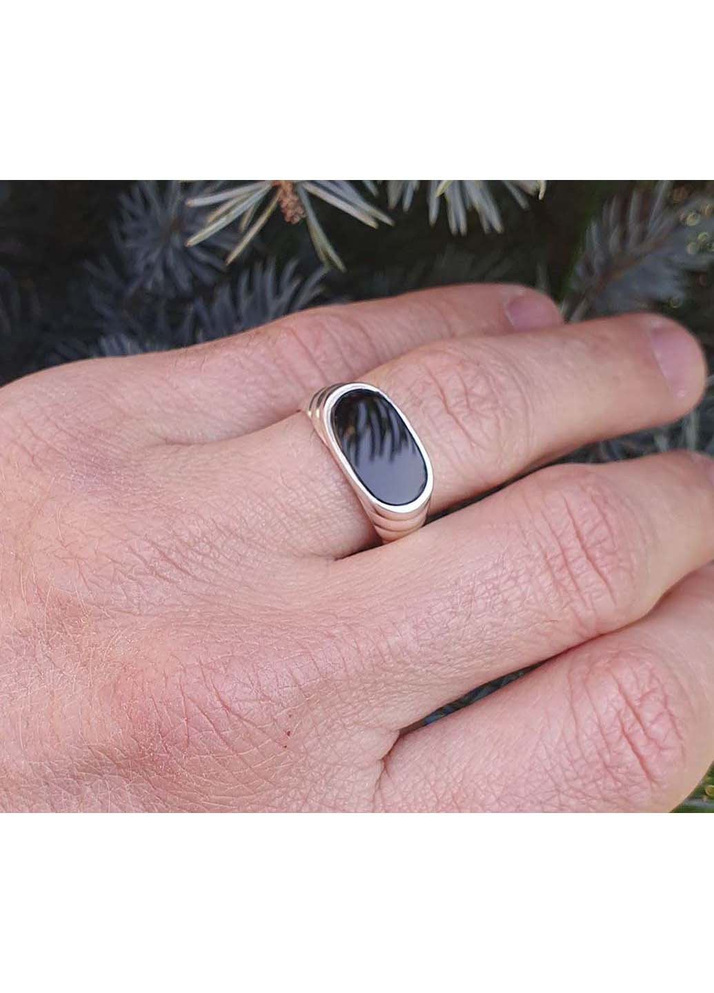 Перстень с ониксом Maxi Silver (274564393)