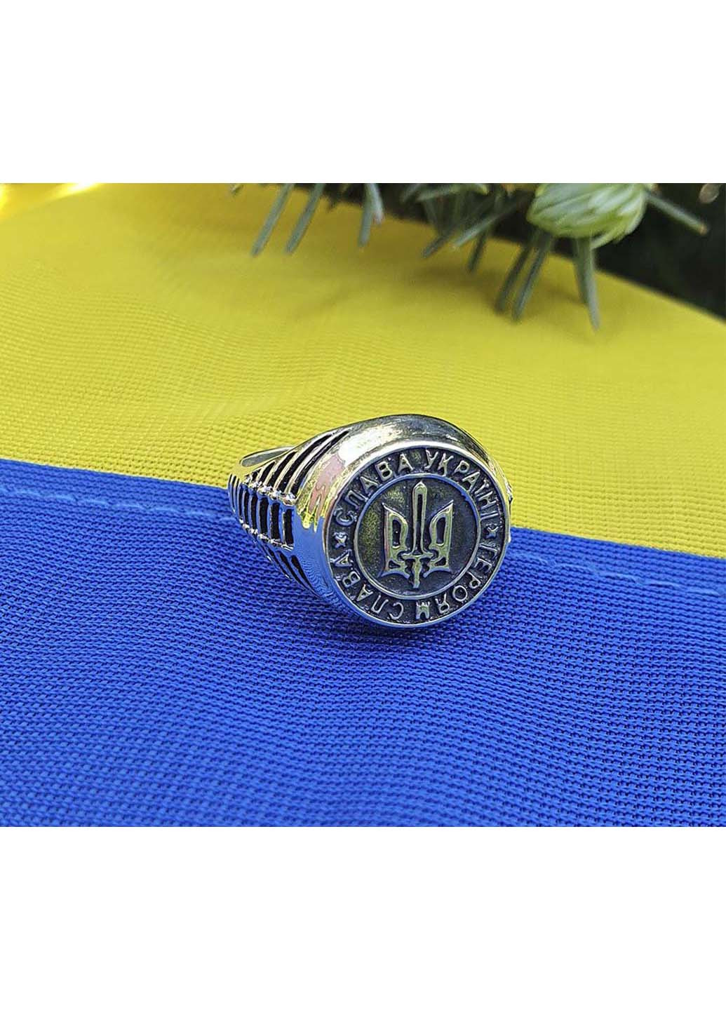 Кольцо Тризуб Maxi Silver (274564392)