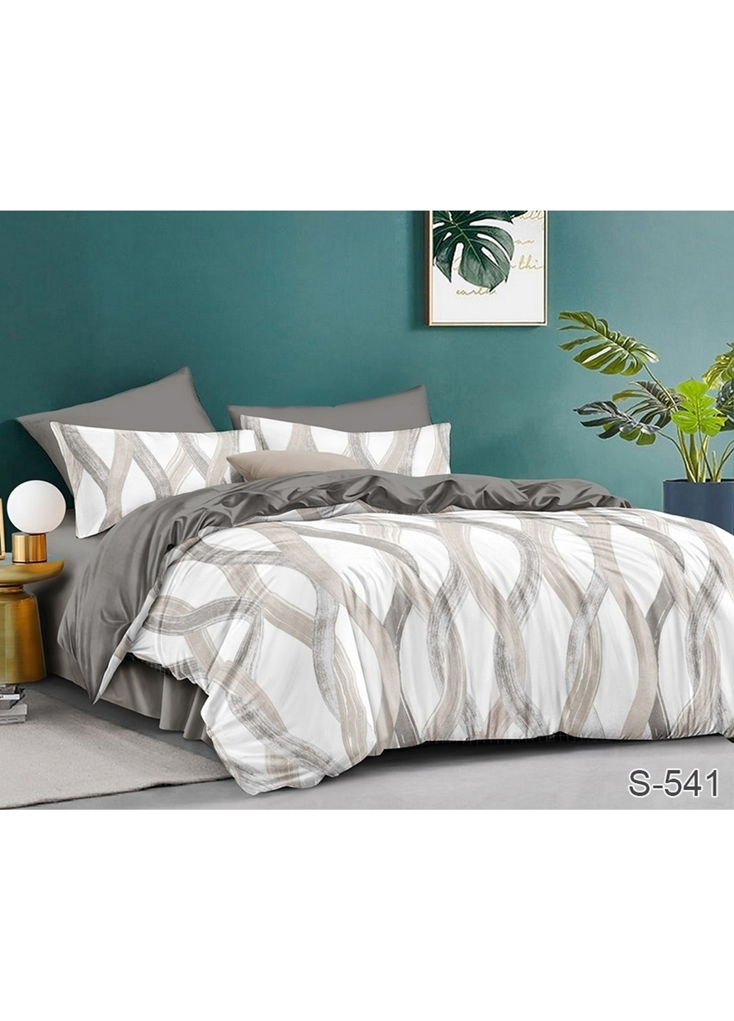 Комплект постільної білизни з компаньйоном 1,5-спальний Tag (275070512)