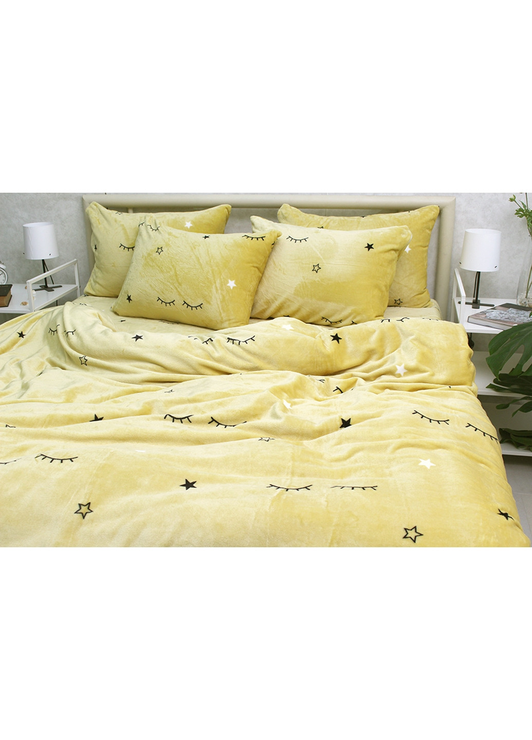 Комплект постельного белья микрофибра 2-спальный Tag (275069435)