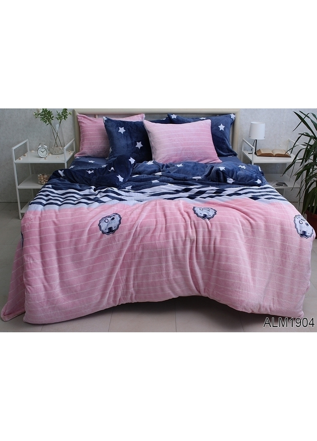 Комплект постельного белья микрофибра Евро Tag (275070446)