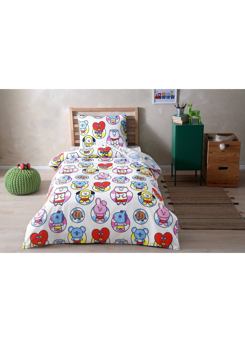 Комплект постельного белья 1,5-спальный Tac (275070367)