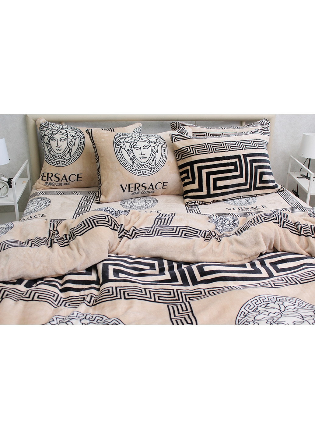 Комплект постельного белья микрофибра 2-спальный Tag (275071461)