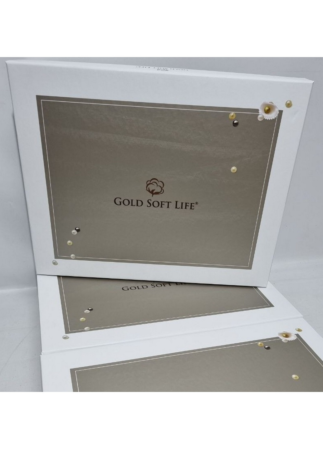 Комплект постільної білизни Євро Gold Soft Life (275074114)