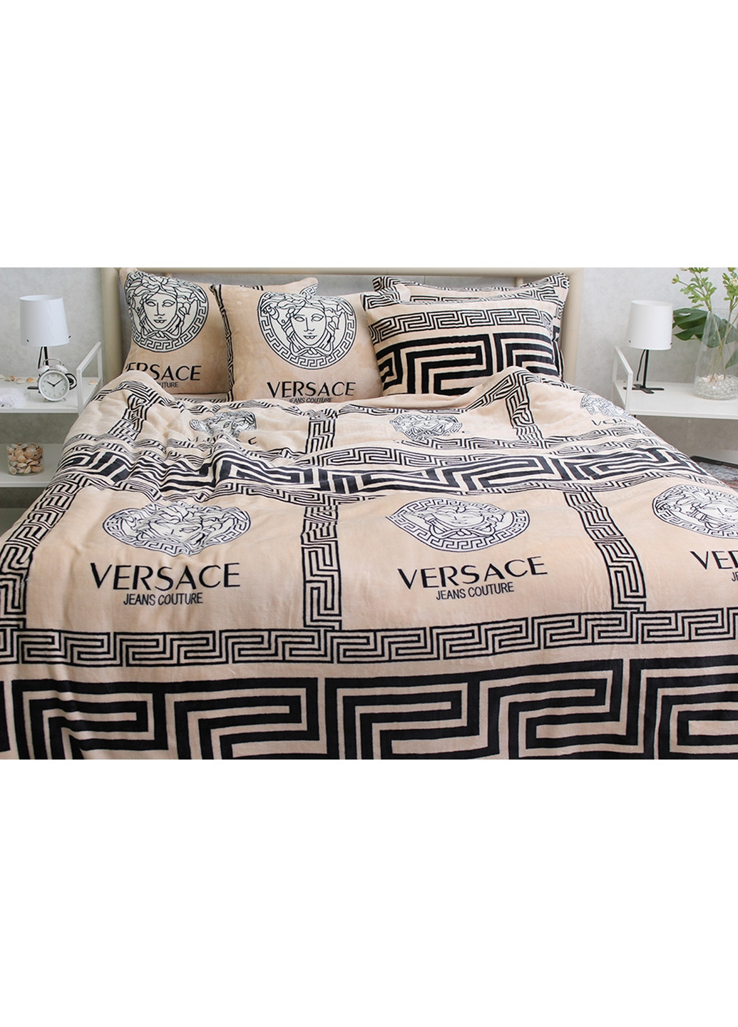 Комплект постільної білизни мікрофібра Євро Tag (275072492)