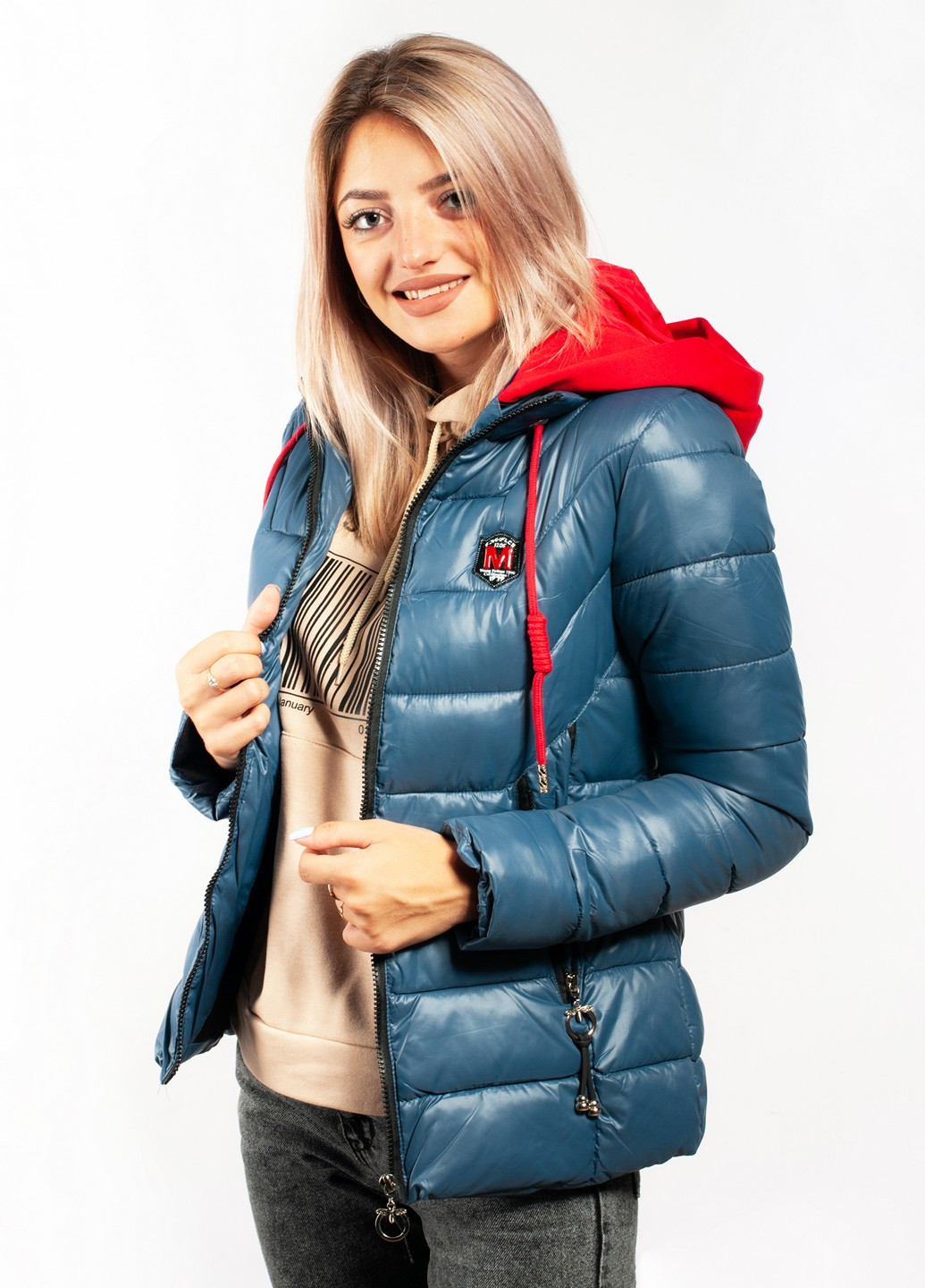 Синяя демисезонная куртка Shangyujie