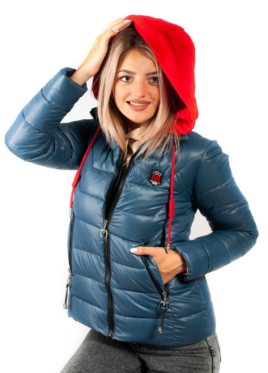 Синяя демисезонная куртка Shangyujie