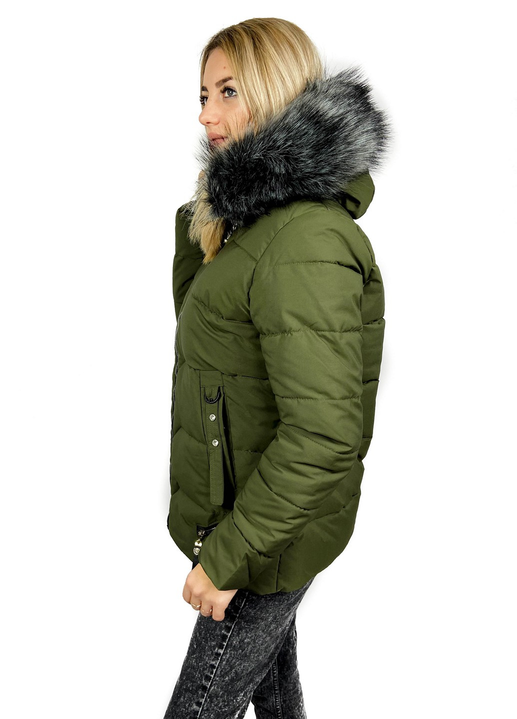 Оливкова (хакі) зимня куртка Mtp