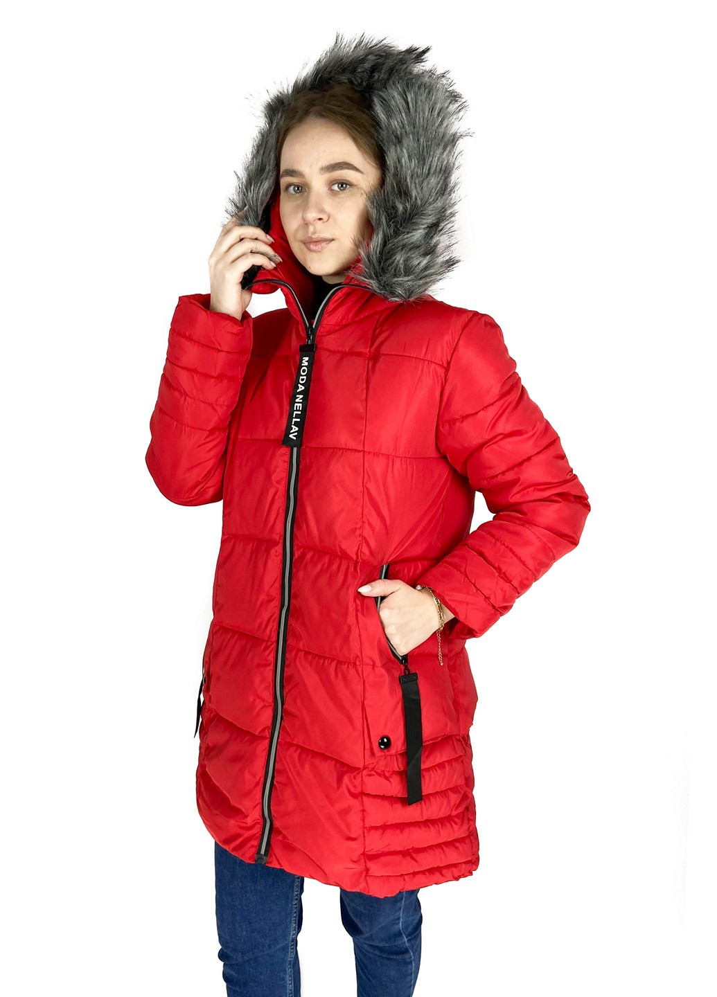 Червона зимня куртка Shangyujie