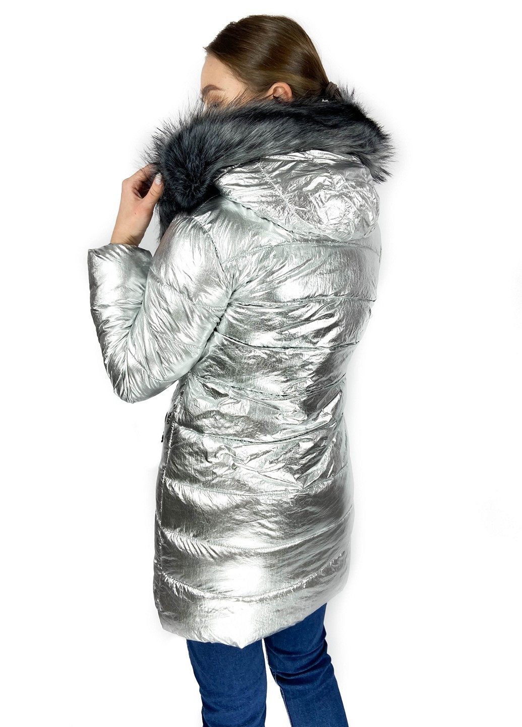 Срібна зимня куртка Mtp