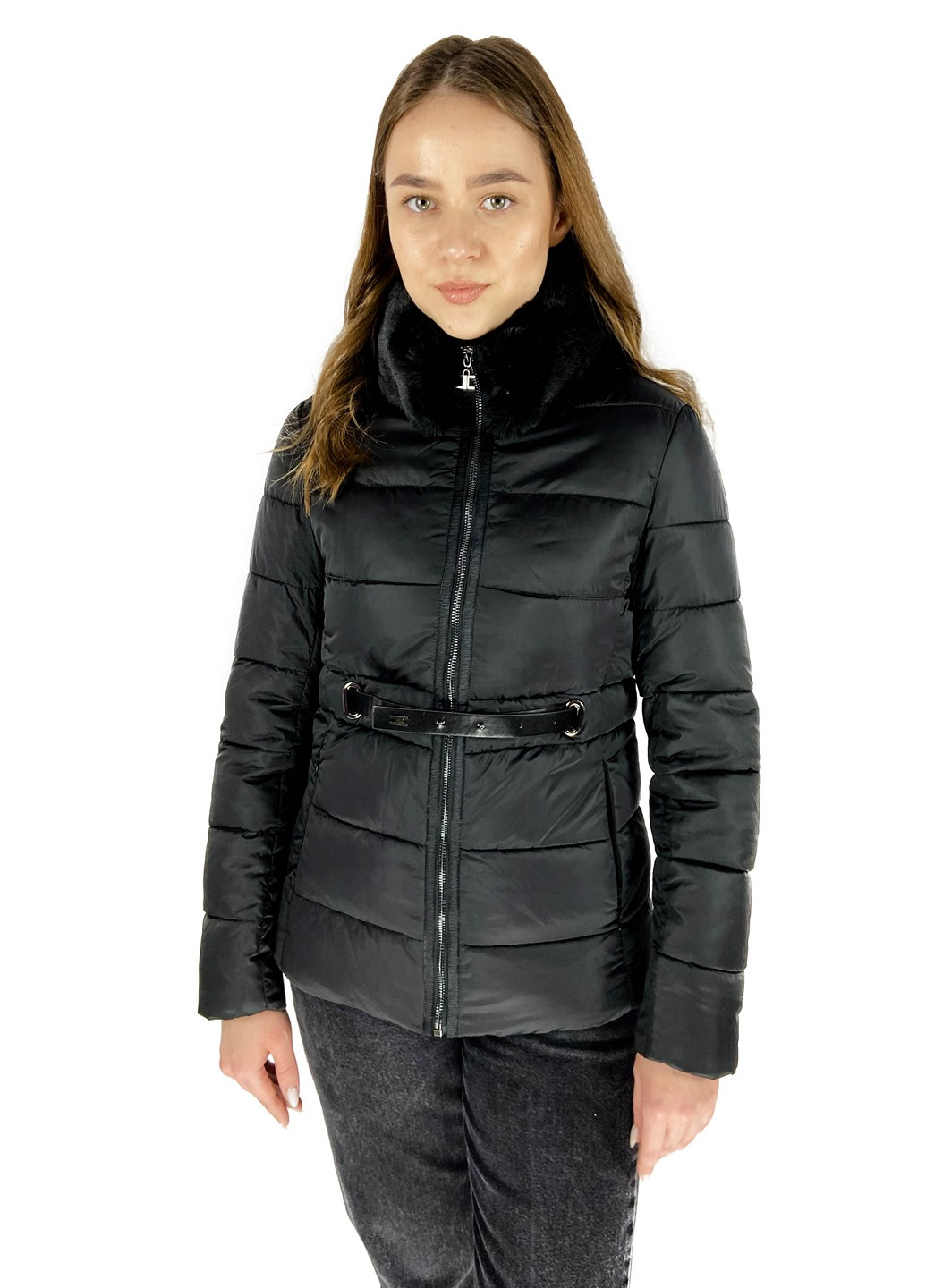 Черная демисезонная куртка Shangyujie