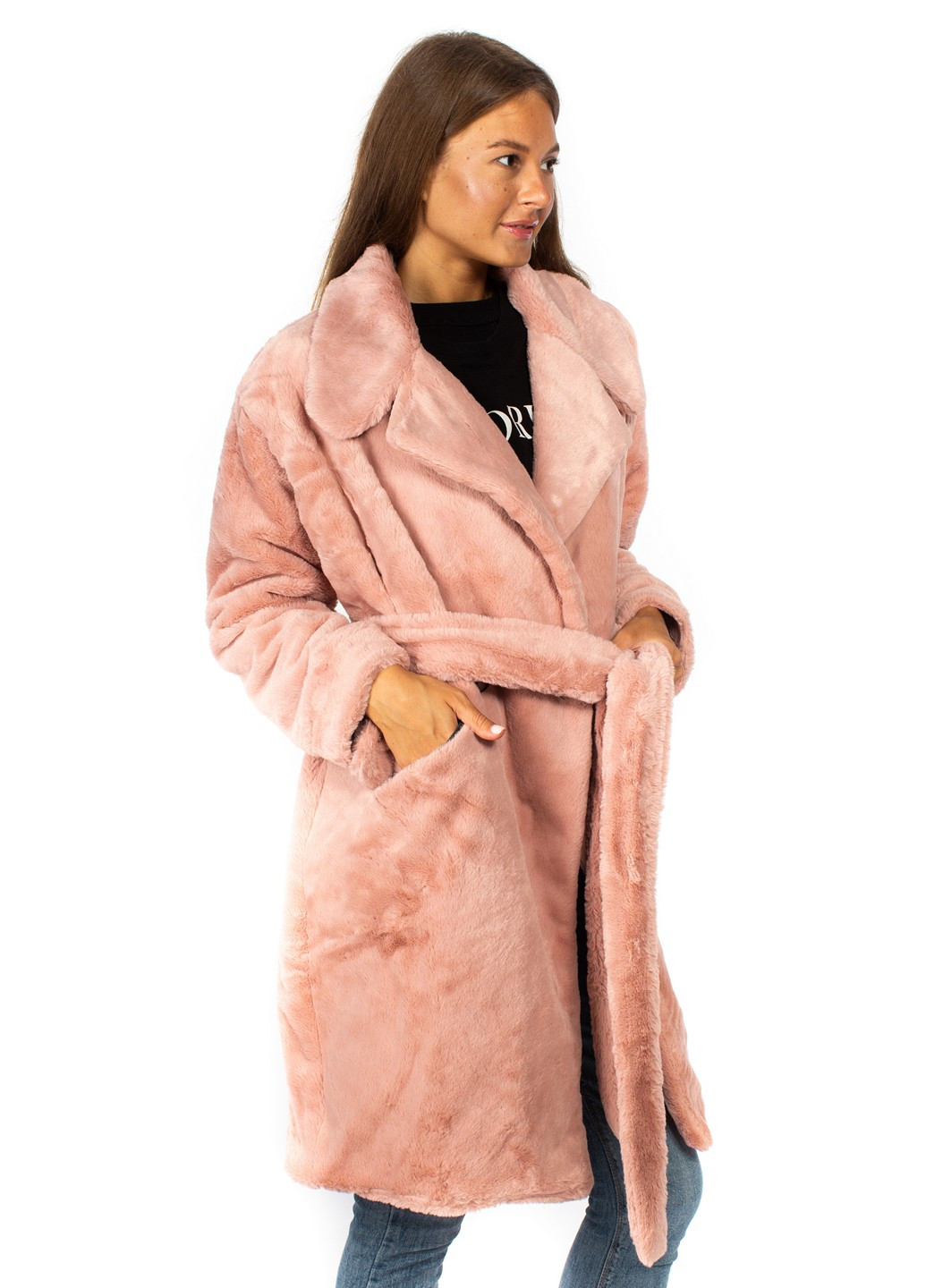 Розовое демисезонное Пальто Mtp