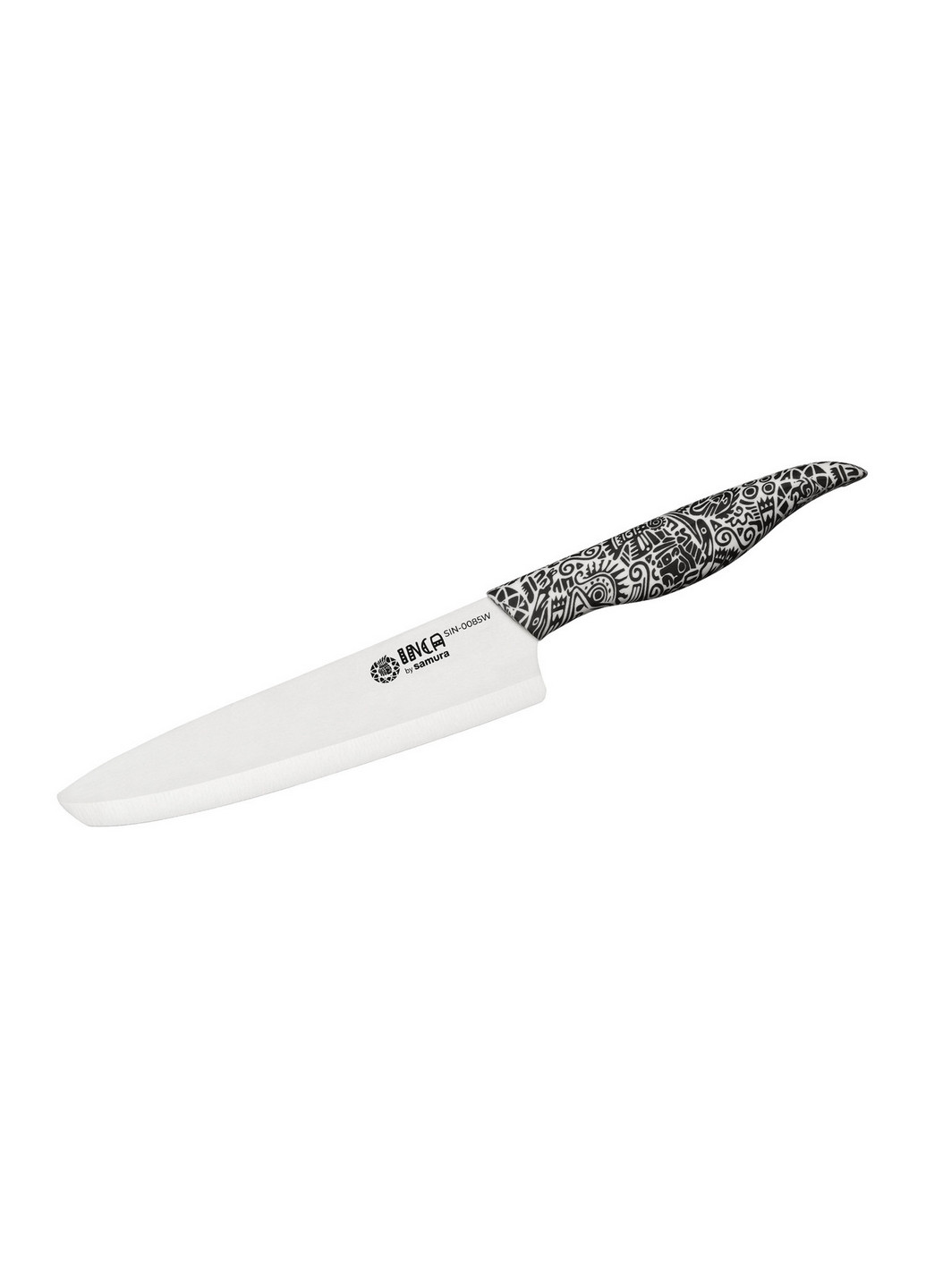 Нож кухонный керамический шеф 187 мм Samura (275072187)