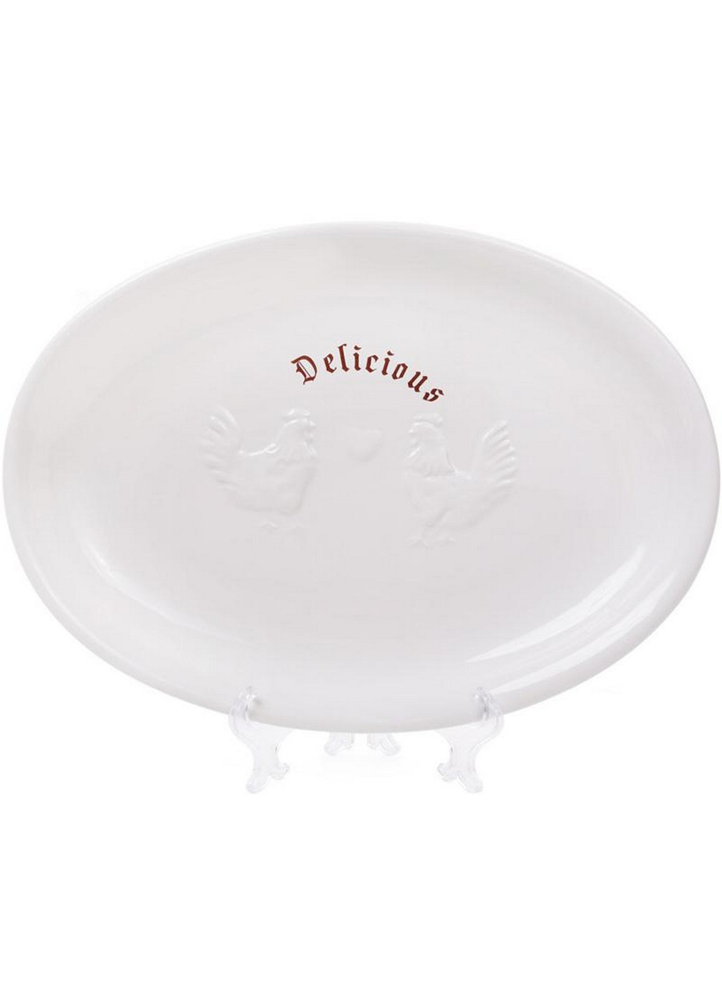 Блюдо керамическое 37х27 см, высота - 4 см Bona (275069665)