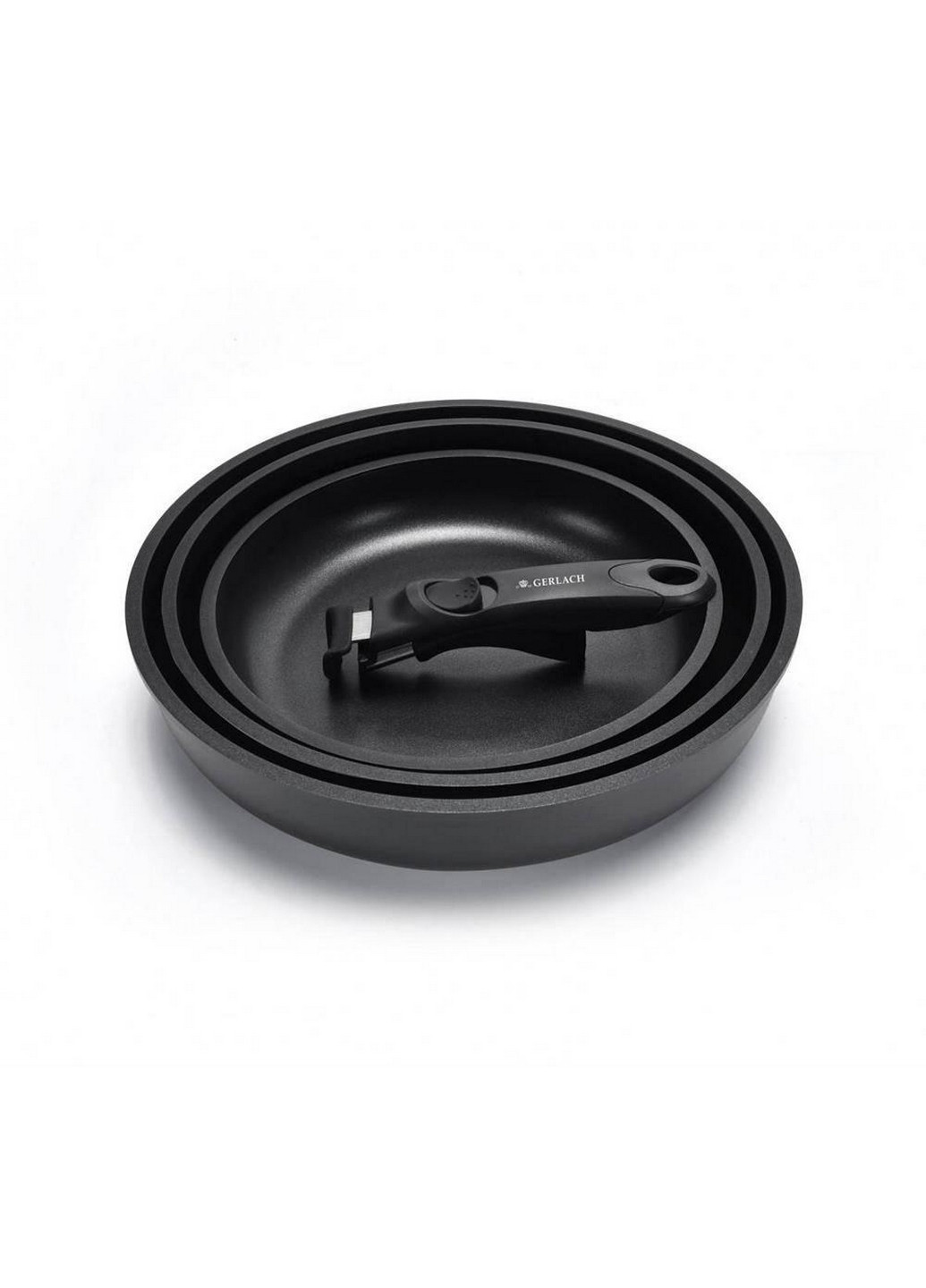 Набір сковорідок 3 предмети Smart Steel 20, 24, 28 см Gerlach (275074195)