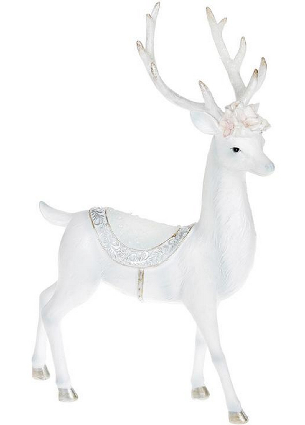 Статуэтка декоративная "Снежный Олень" 20,1х9,5х32,1 см Bona (275069620)