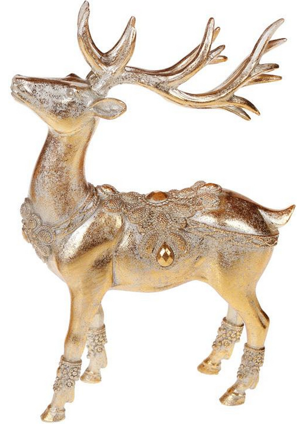 Декоративна статуетка "Золотий Олень" 15,5х6х24 см Bona (275069572)