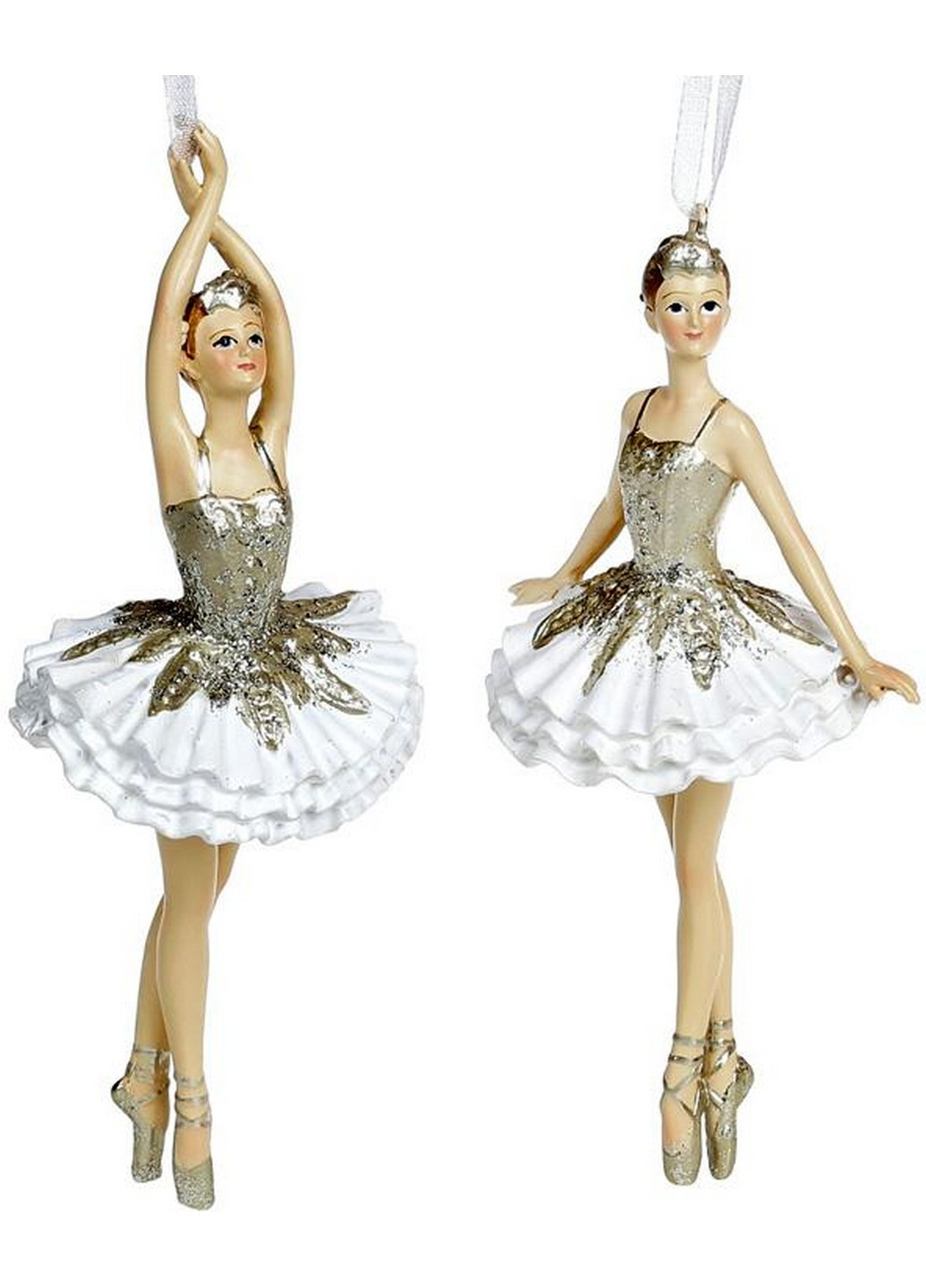 Набір 6 підвісних статуеток "Балерина" 5,5х5х14,5 см Bona (275070598)
