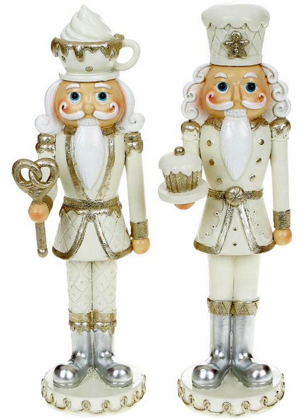 Набор 2 статуэтки "Карамельный Щелкунчик" 7,5х7х22,5 см Bona (275072650)