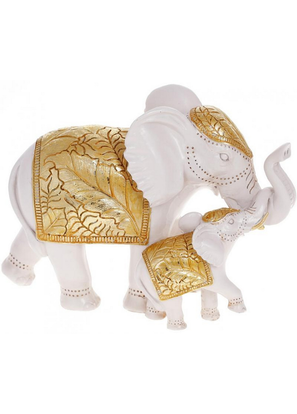 Декоративная статуэтка "Слон со Слонёнком" 23,5х11х17 см Bona (275074672)