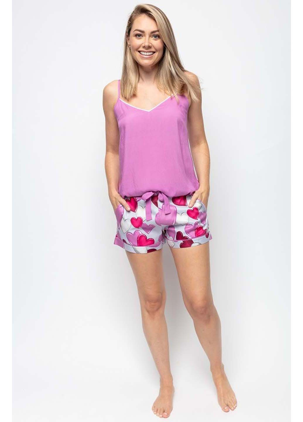 Сіра піжама майка + шорти Cyberjammies Viola 9566-9560