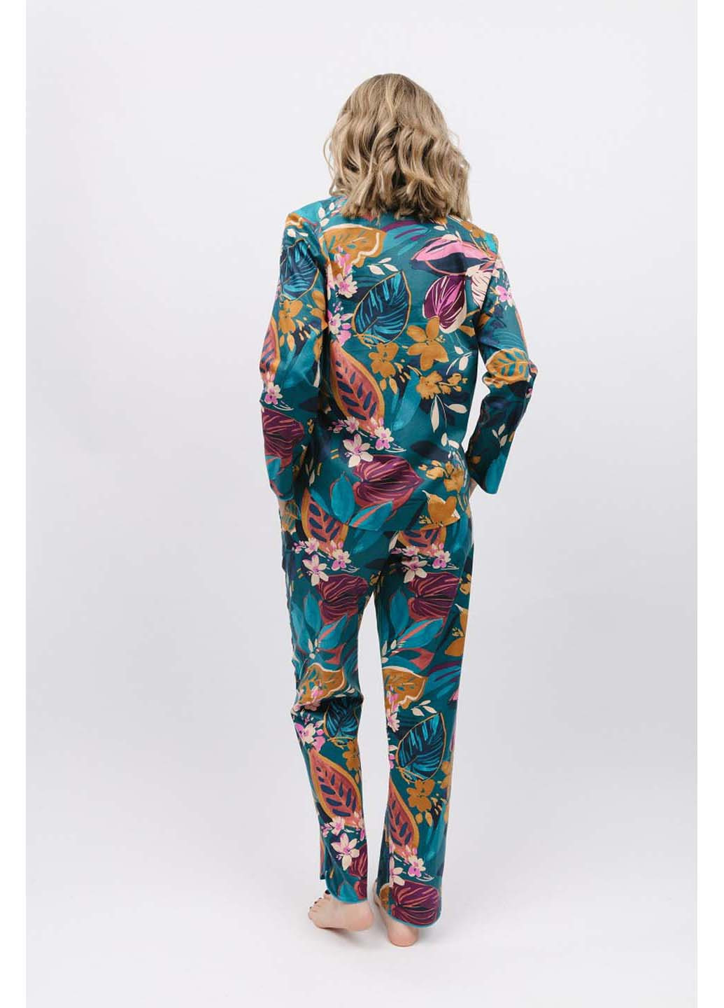 Бирюзовая всесезон пижама кофта + брюки Cyberjammies Maple 9892-9893