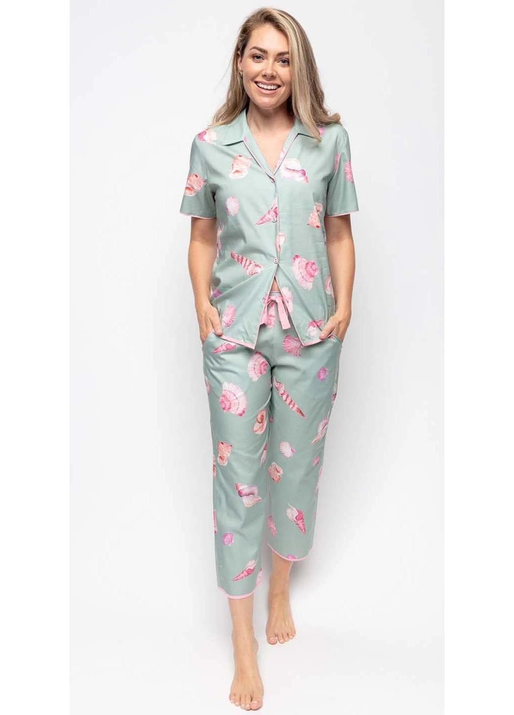 М'ятна піжама кофта + брюки Cyberjammies Coral 9674-9675