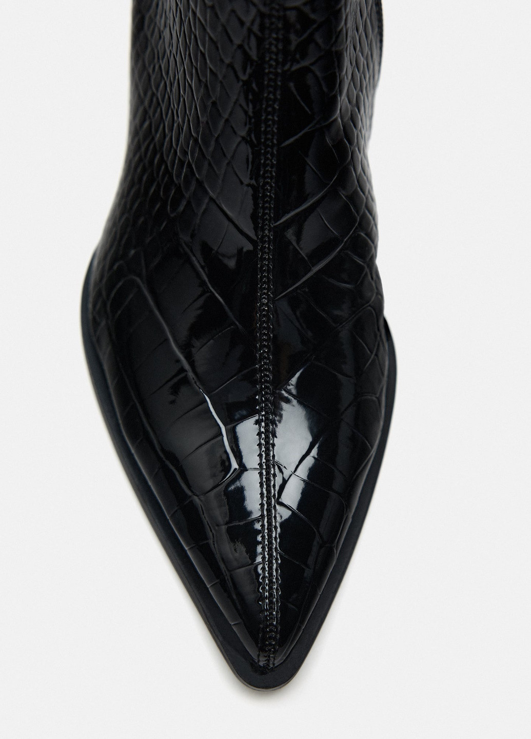 Осенние ботинки Zara из полиуретана