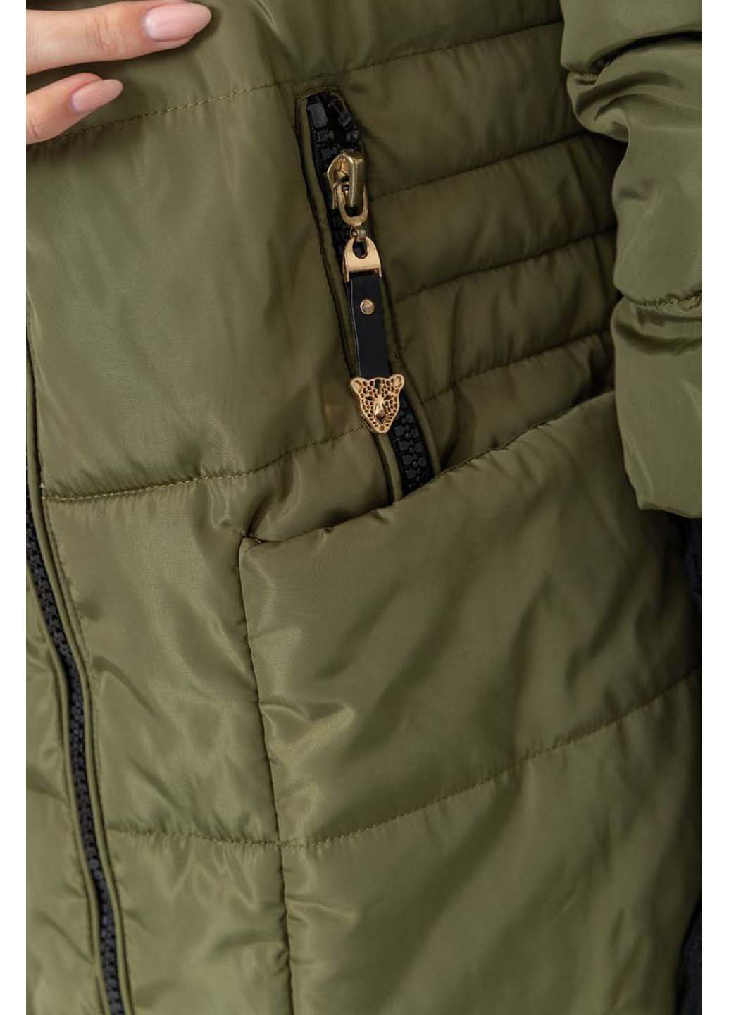 Оливкова (хакі) демісезонна куртка Ager