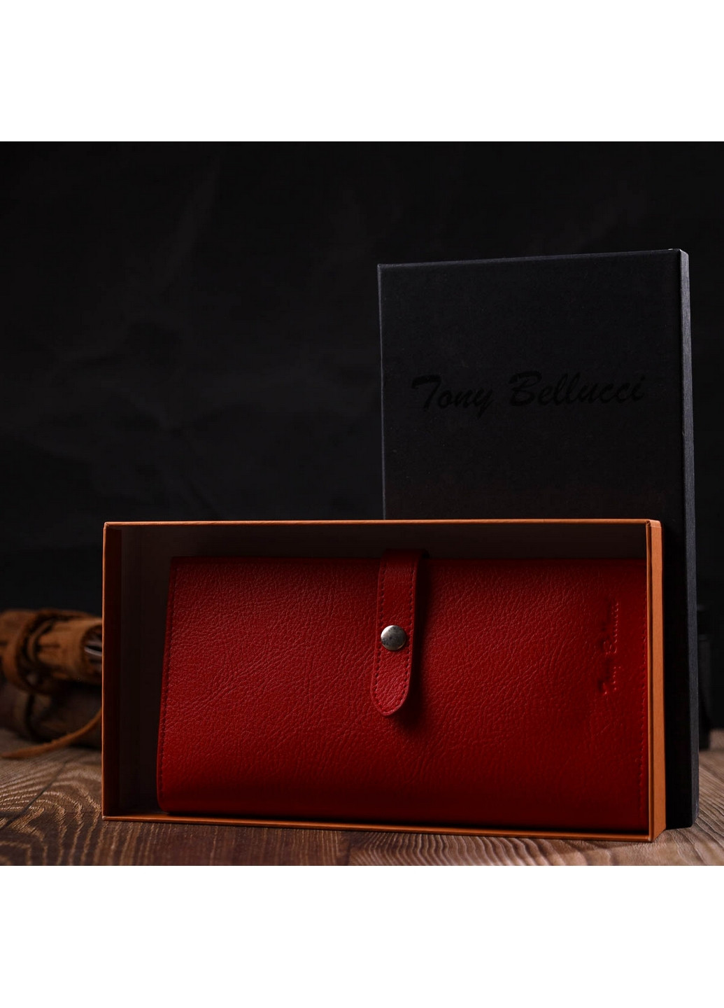 Женский кожаный кошелек 10,5х19,5х1 см Tony Bellucci (275071756)