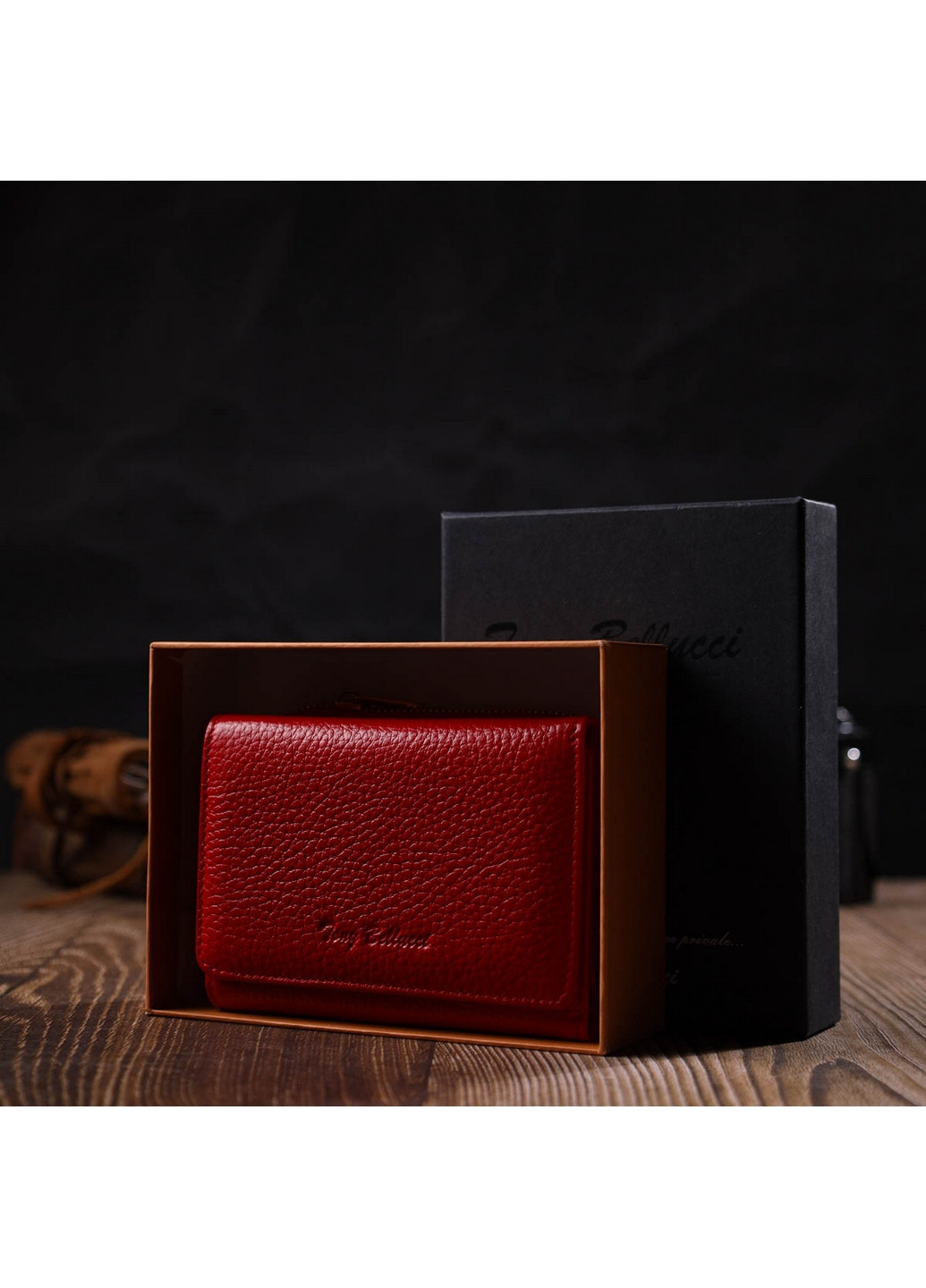 Женский кожаный кошелек 8,5х11,5х4 см Tony Bellucci (275069723)