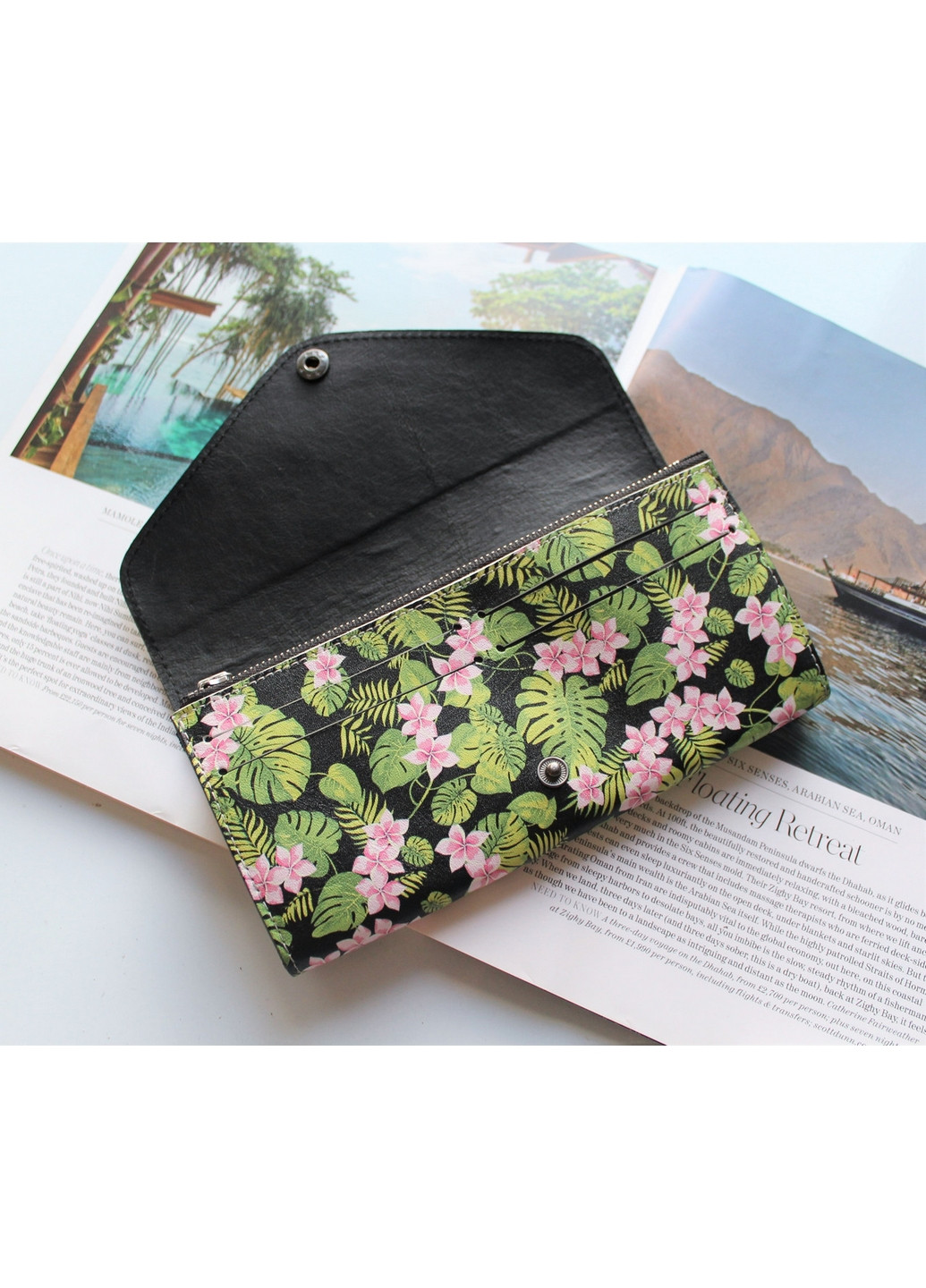 Жіночий шкіряний гаманець 20х10х3 см LeathART (275069993)