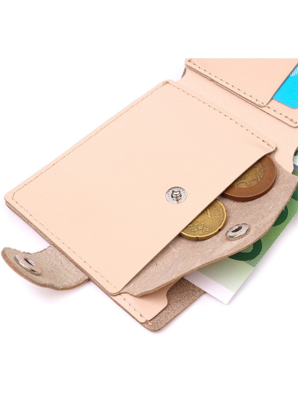 Жіночий шкіряний гаманець 10,5х9х0,5 см Shvigel (275071896)