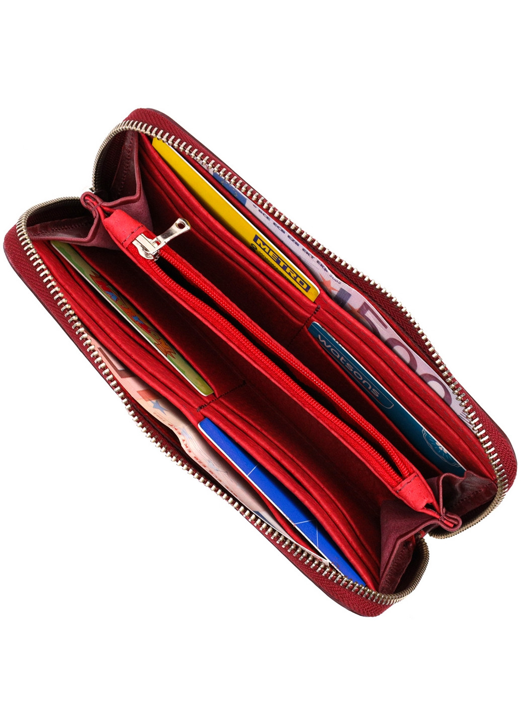 Жіночий шкіряний гаманець 19,5х9,7х2 см Grande Pelle (275069781)